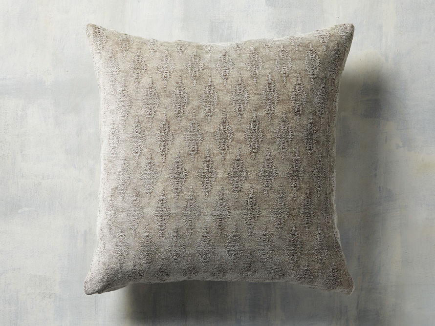 velvet jacquard pillow thumbnail 2