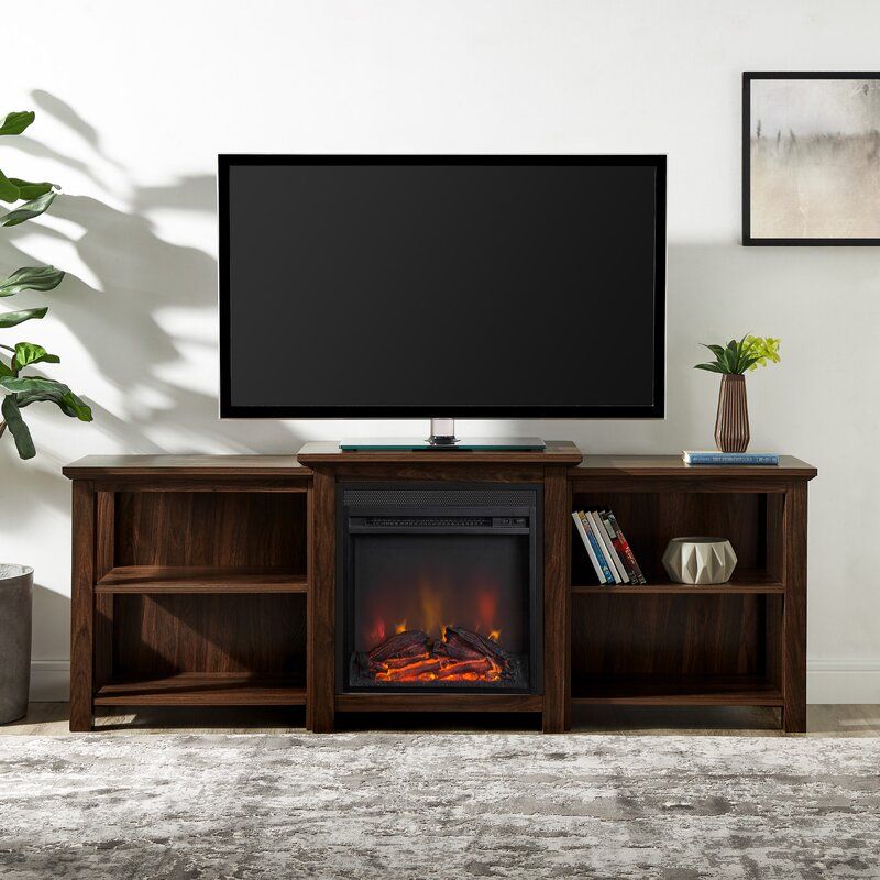 Woodbury TV Stand for TVs up to 78 with Fireplace Included thumbnail 2