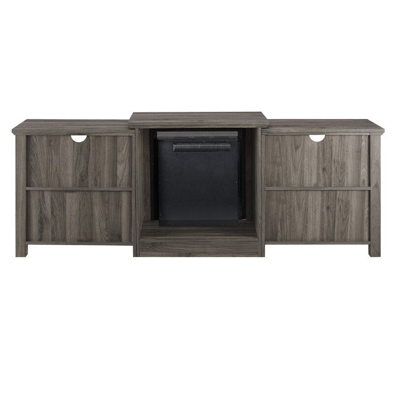 Woodbury TV Stand for TVs up to 78 with Fireplace Included thumbnail 2