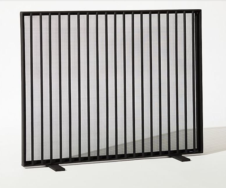 MARION BLACK FIREPLACE SCREEN thumbnail 4