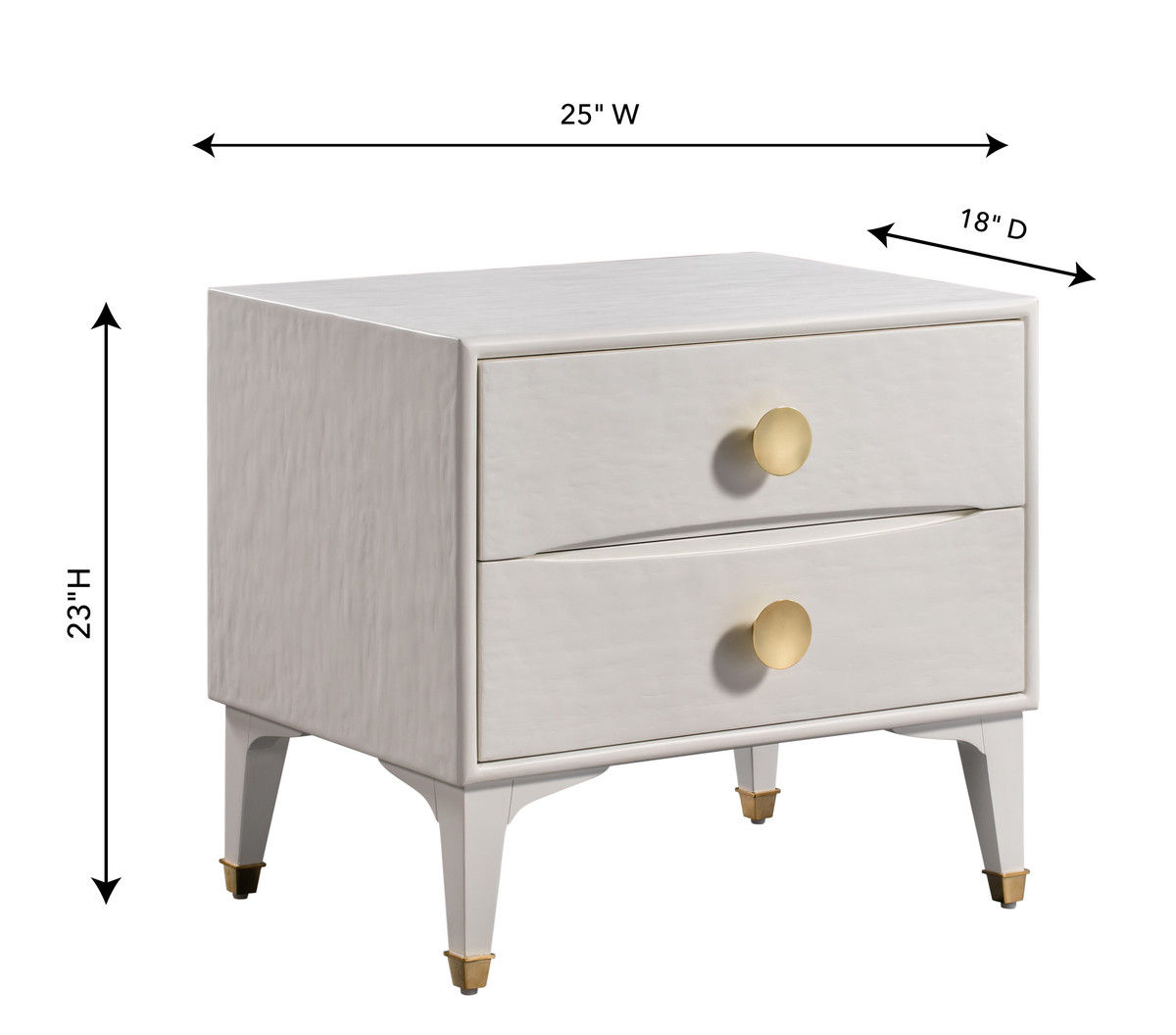 Byron Nightstand - White thumbnail 6