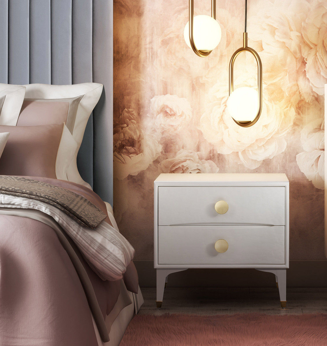 Byron Nightstand - White thumbnail 7