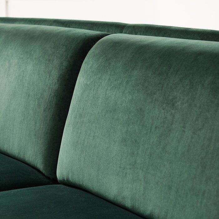 Halford Velvet 81.5 Square Arm Sofa thumbnail 5