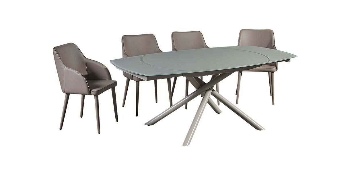 Astro Extendable Dining Table Gray thumbnail 3