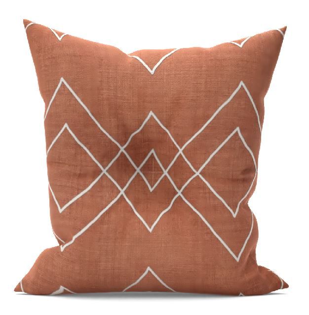 Nudo in Rust Floor Pillow With Insert-26"x8" thumbnail 3