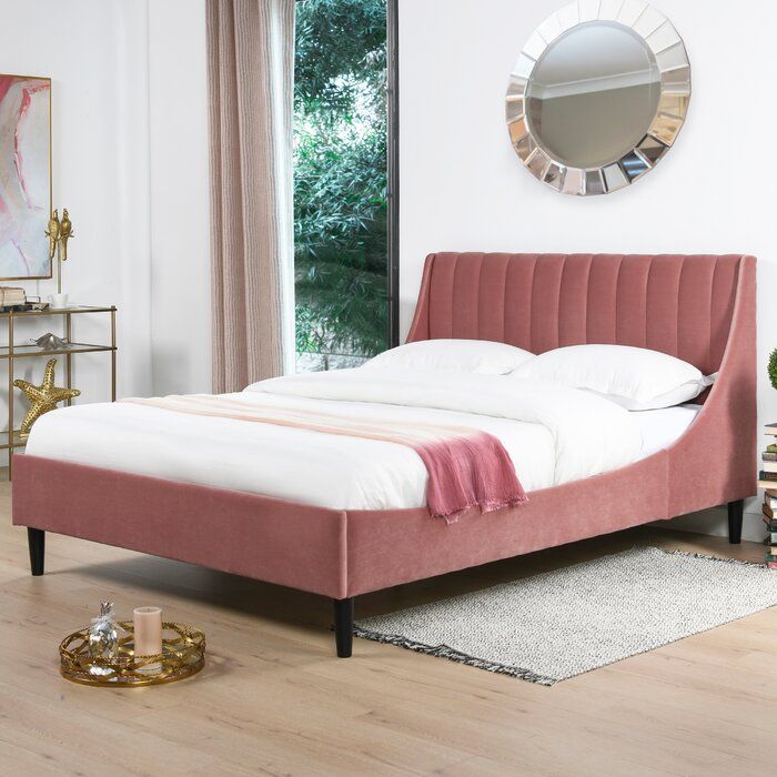 Woodvale Upholstered Platform Bed thumbnail 2