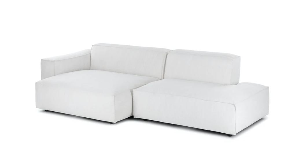 Solae Chill White Left Sectional thumbnail 2