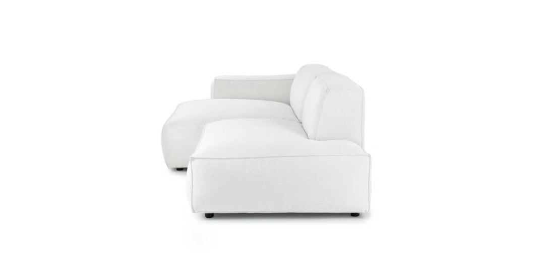 Solae Chill White Left Sectional thumbnail 3