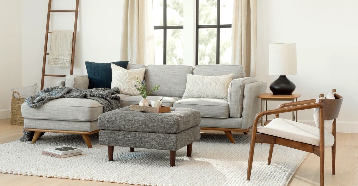 Timber Rain Cloud Gray Left Sectional thumbnail 2