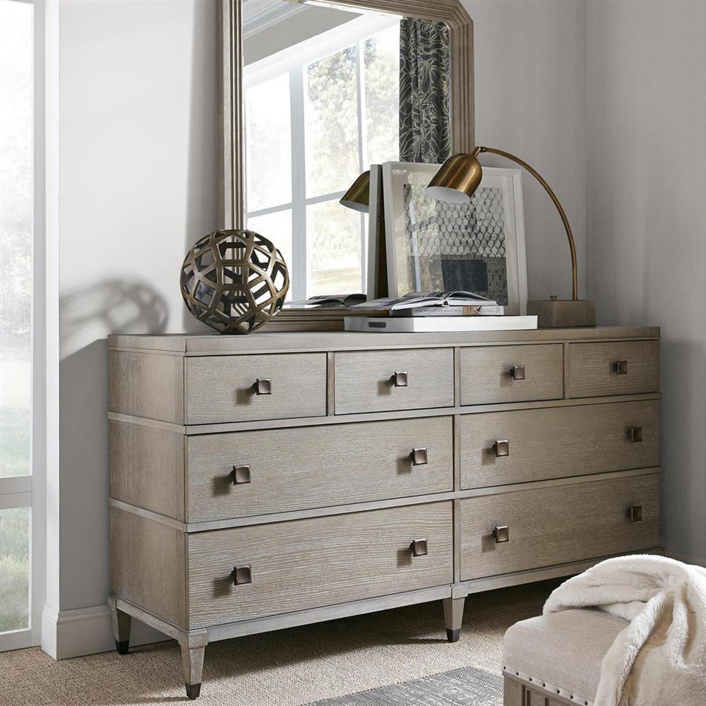 Nicole Modern Classic Grey 8 Drawer Dresser thumbnail 2