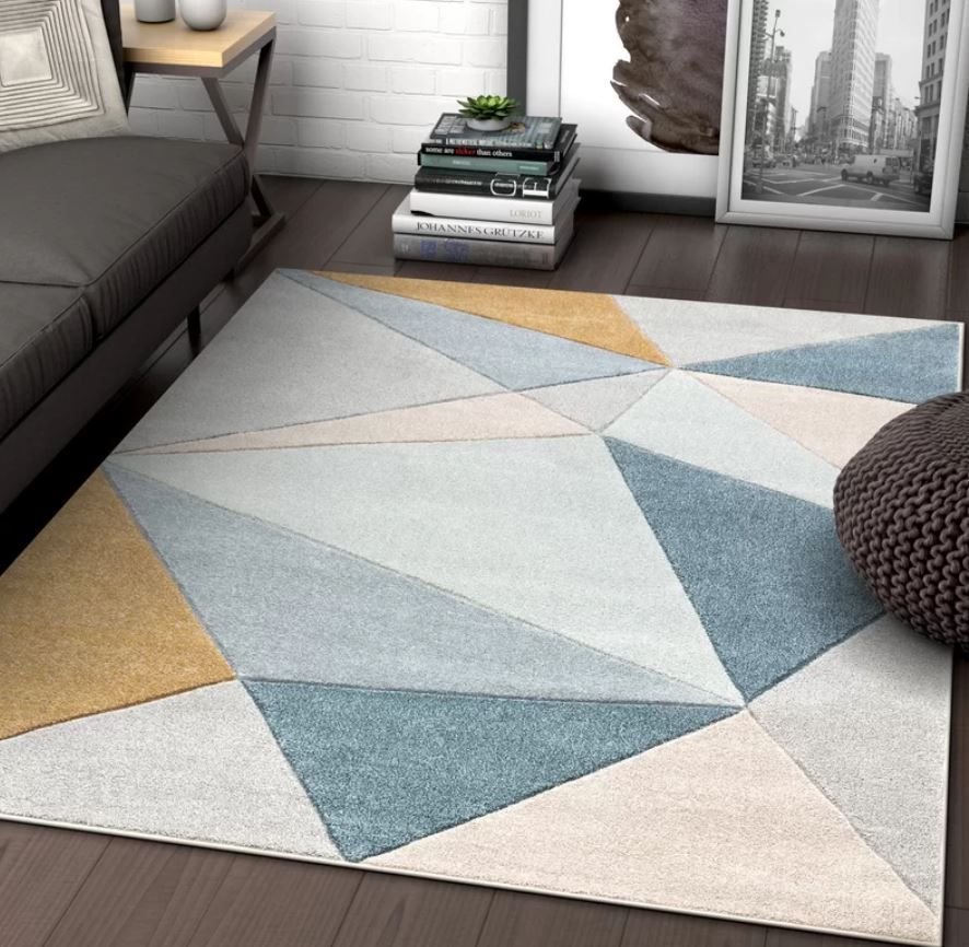 Ruby Geometric Area Rug-7'10"x9'10" thumbnail 2