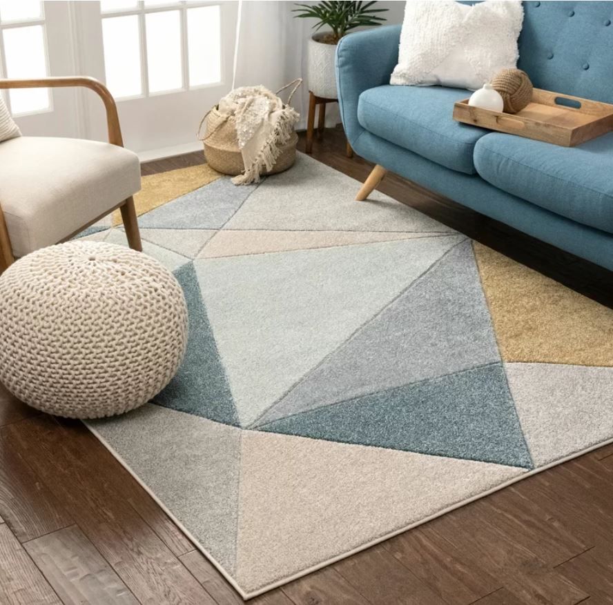 Ruby Geometric Area Rug-7'10"x9'10" thumbnail 3