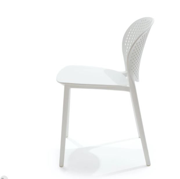Dot White Dining Chair Set Of 2 thumbnail 2