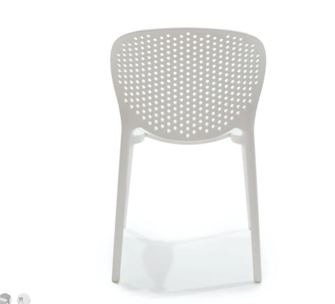 Dot White Dining Chair Set Of 2 thumbnail 4