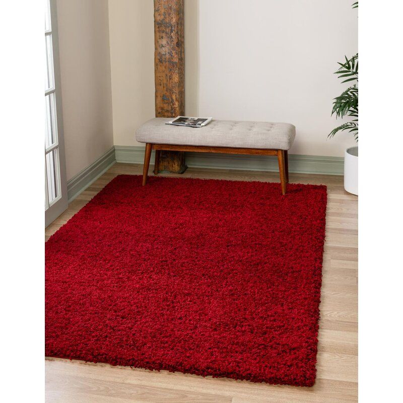 Angeline Cherry Red Area Rug-9'x12' thumbnail 2