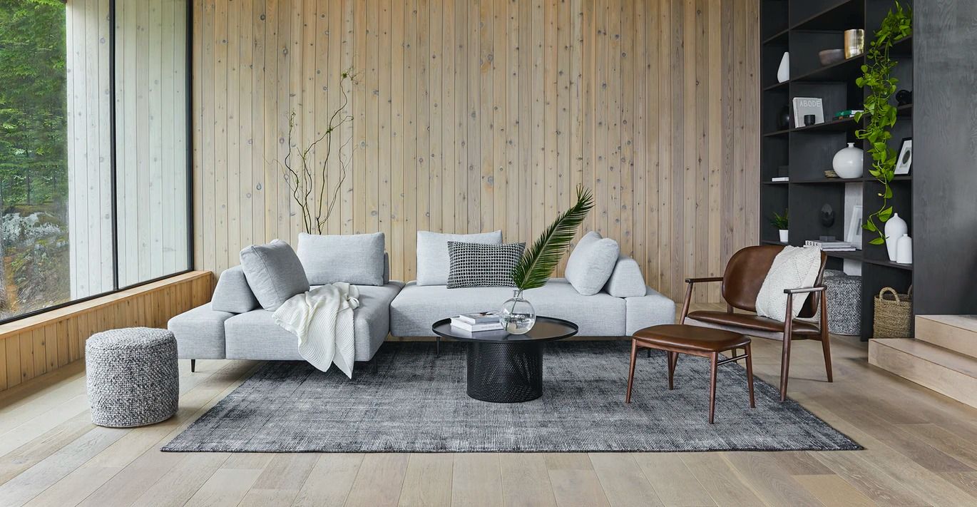 Divan Mist Gray Left Sectional thumbnail 2