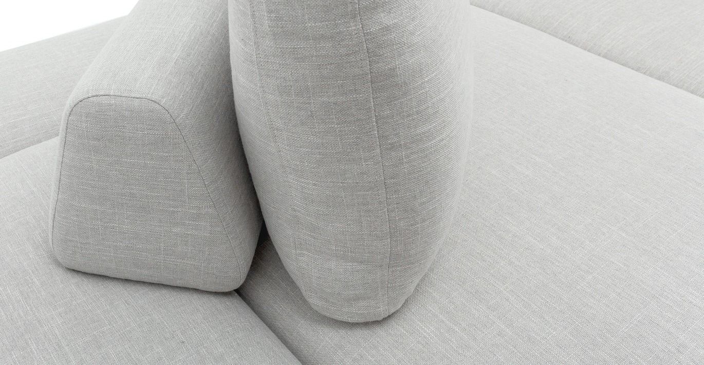 Divan Mist Gray Left Sectional thumbnail 6