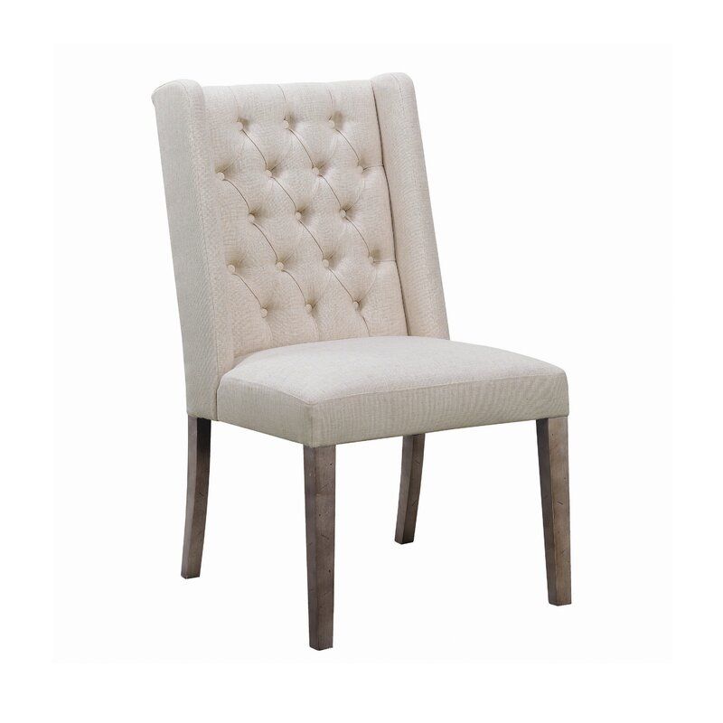 Jorvin Tufted Upholstered Wingback Side Chair thumbnail 2