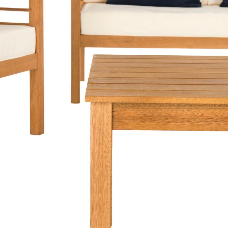Daytona 4 Piece Sofa Seating Group with Cushions thumbnail 4
