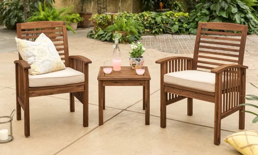 Tim Patio Dining Chair with Cushion thumbnail 2