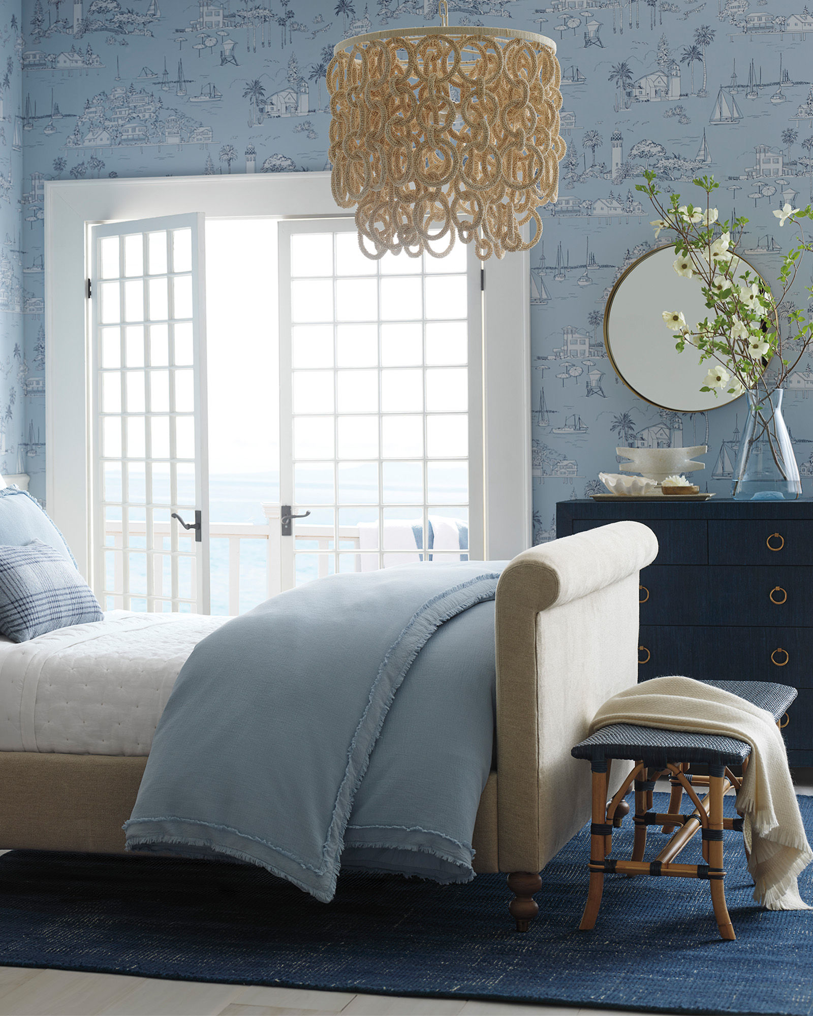 Mar Vista Matelassé Duvet Cover thumbnail 3