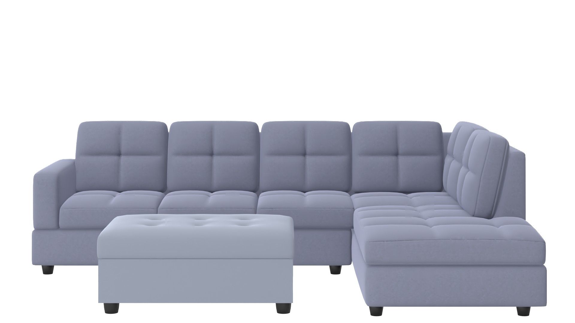 Mendoza Right Hand Facing Sectional with Ottoman thumbnail 2