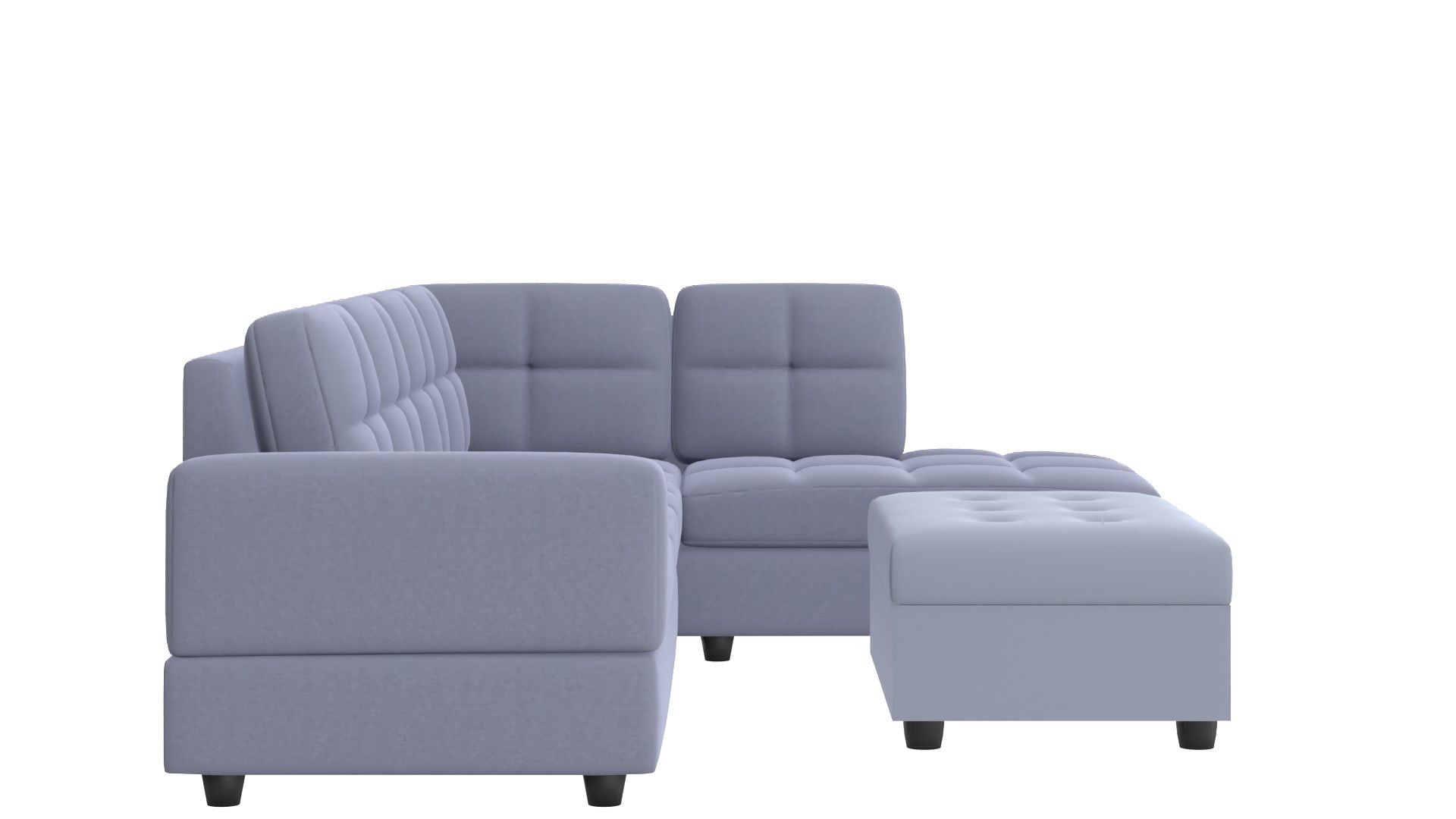 Mendoza Right Hand Facing Sectional with Ottoman thumbnail 3