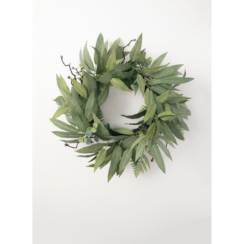Eucalyptus Mix Polyester Wreath thumbnail 2