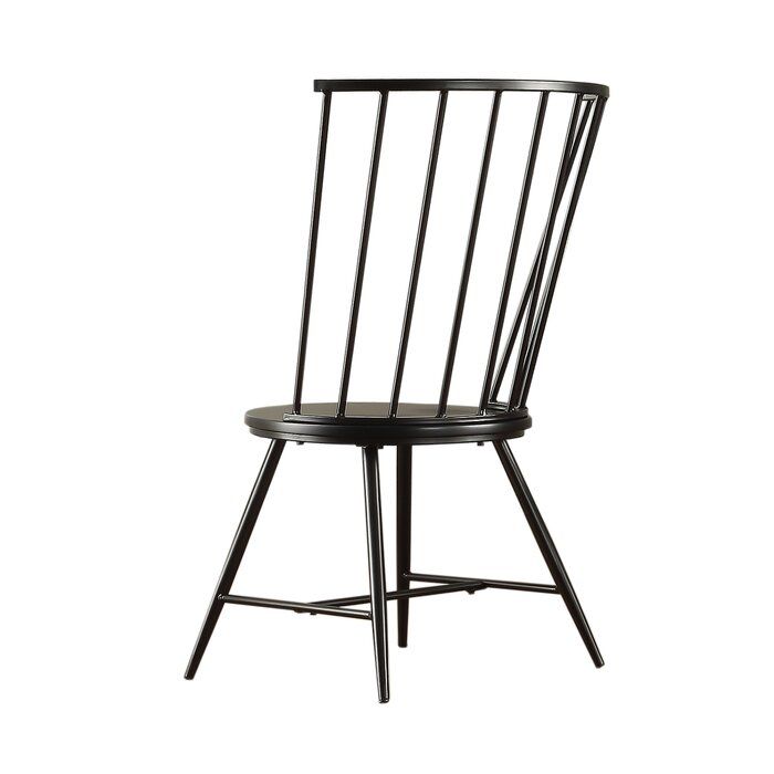 Vecchia Metal Slat Back Side Chair thumbnail 2