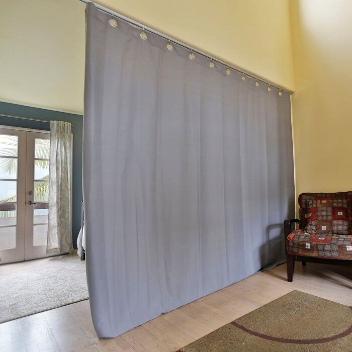 Premium Heavyweight Ceiling Track Room Divider thumbnail 4