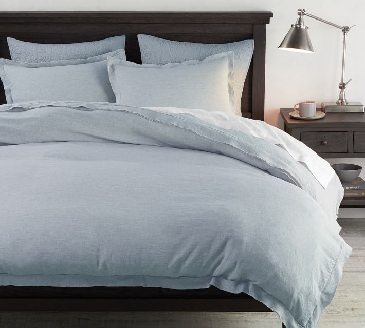 Belgian Flax Linen Double Flange Shams no insert thumbnail 2