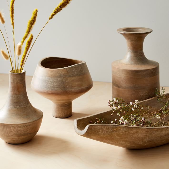 Coastal Natural Wood Vase thumbnail 3