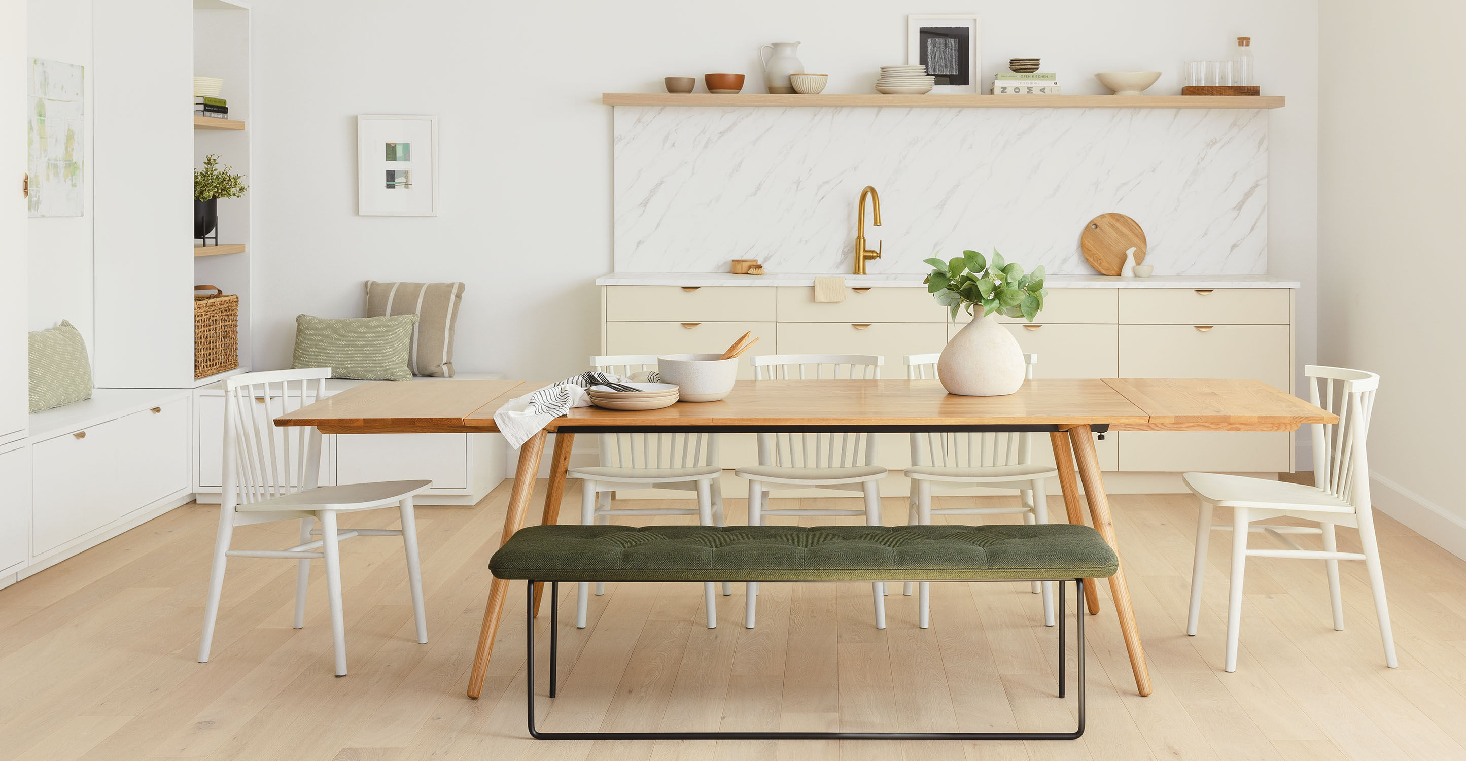 Seno Oak Dining Table, Extendable thumbnail 2