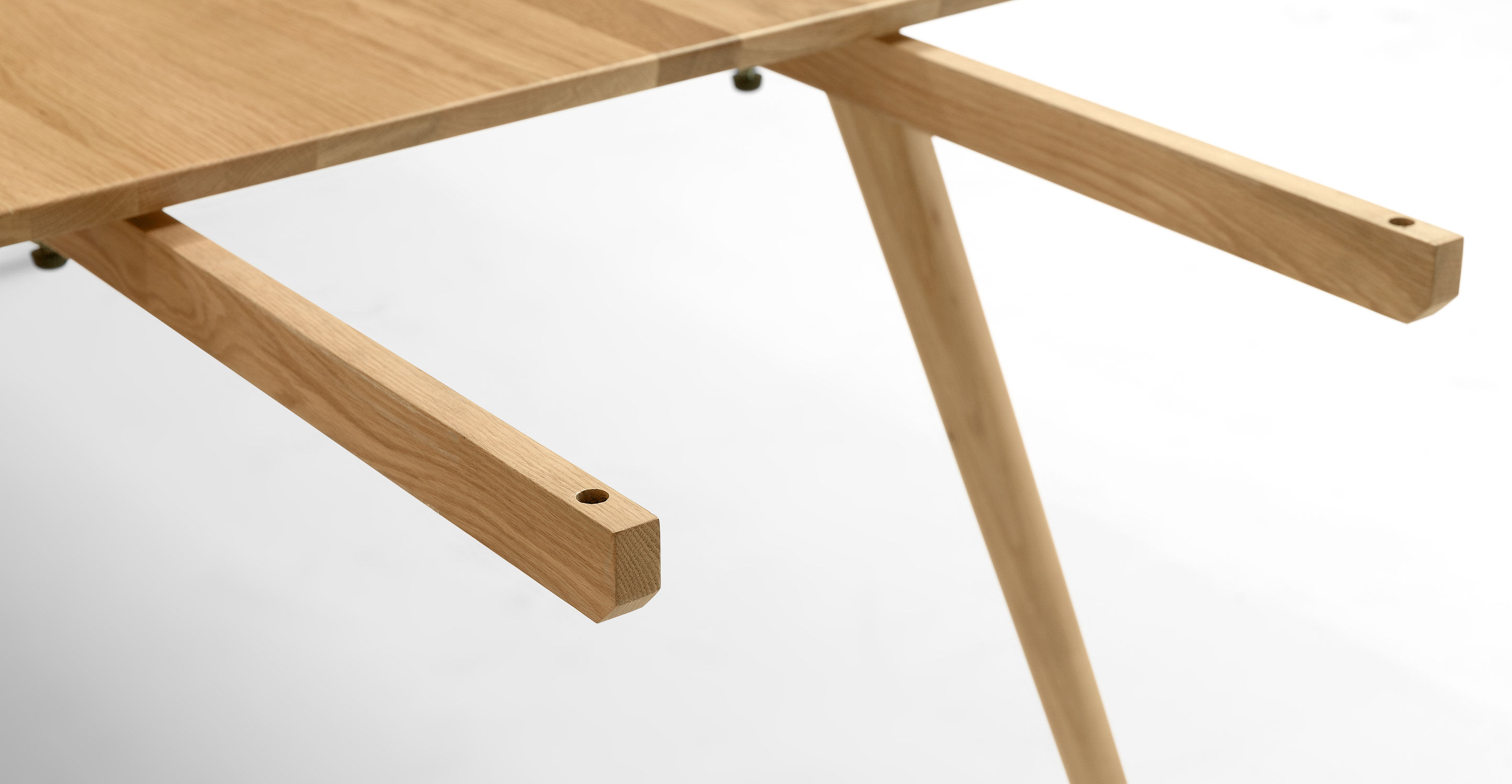 Seno Oak Dining Table, Extendable thumbnail 7