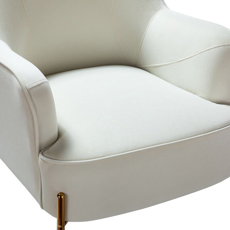 Dallin Wide Velvet Armchair thumbnail 5