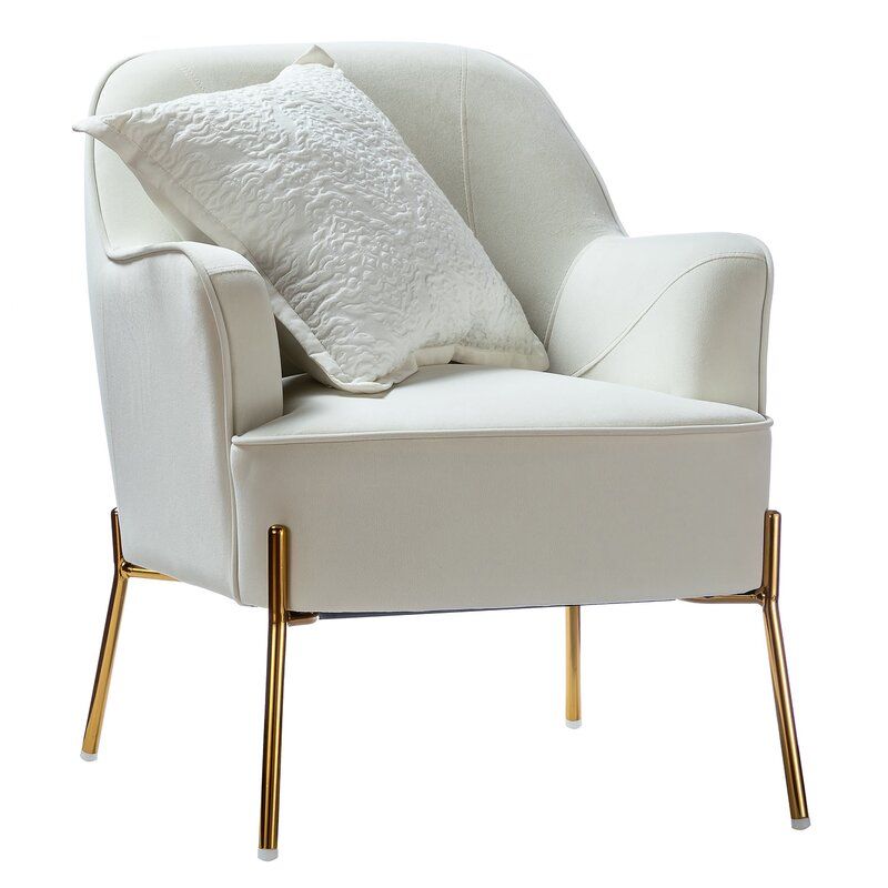 Dallin Wide Velvet Armchair thumbnail 7