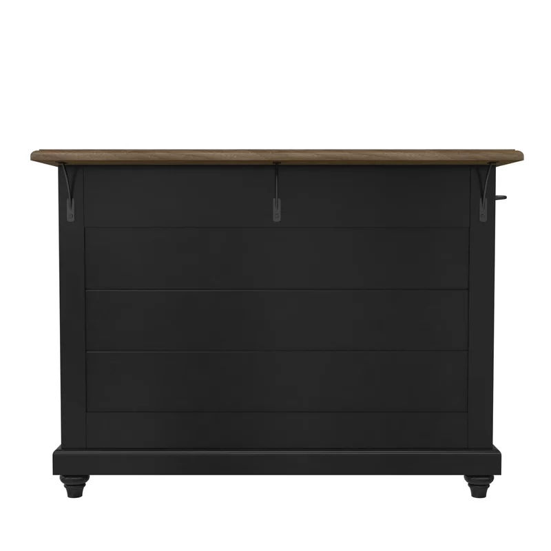 Kanisha Gilchrist Kitchen Island Set with Manufactured Wood Top thumbnail 5