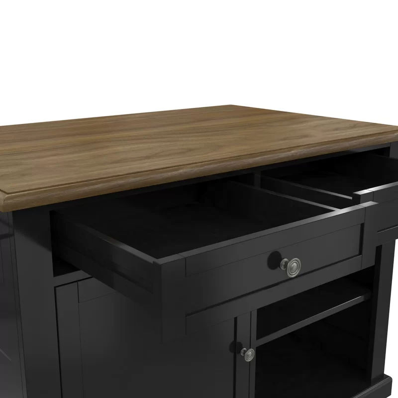 Kanisha Gilchrist Kitchen Island Set with Manufactured Wood Top thumbnail 8