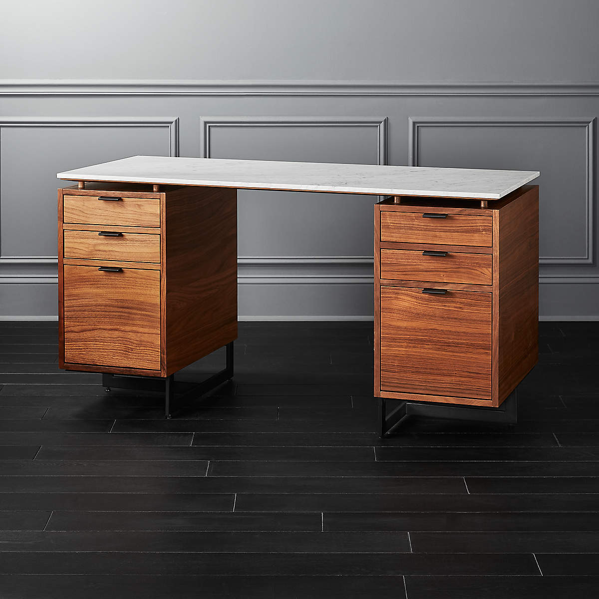 Fullerton Modular Desk with Drawers thumbnail 2