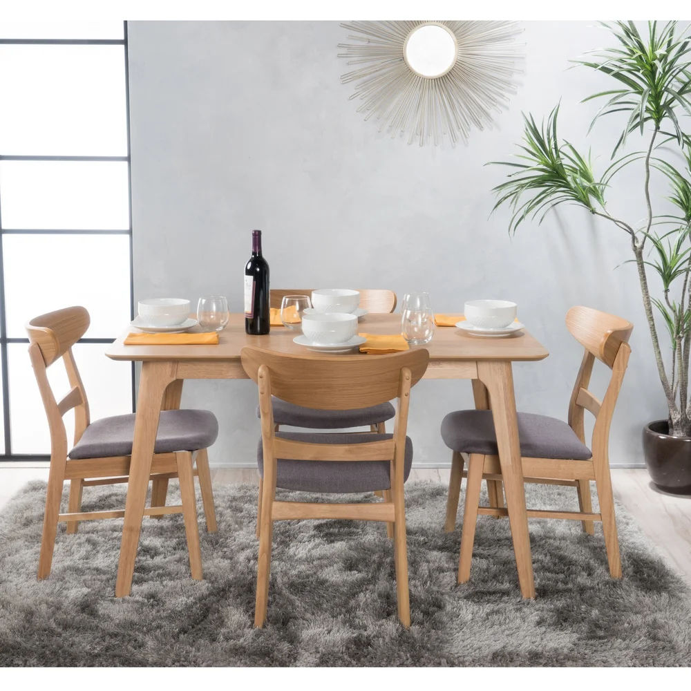 Carson Carrington Ballerup Wood Rectangular Dining thumbnail 2