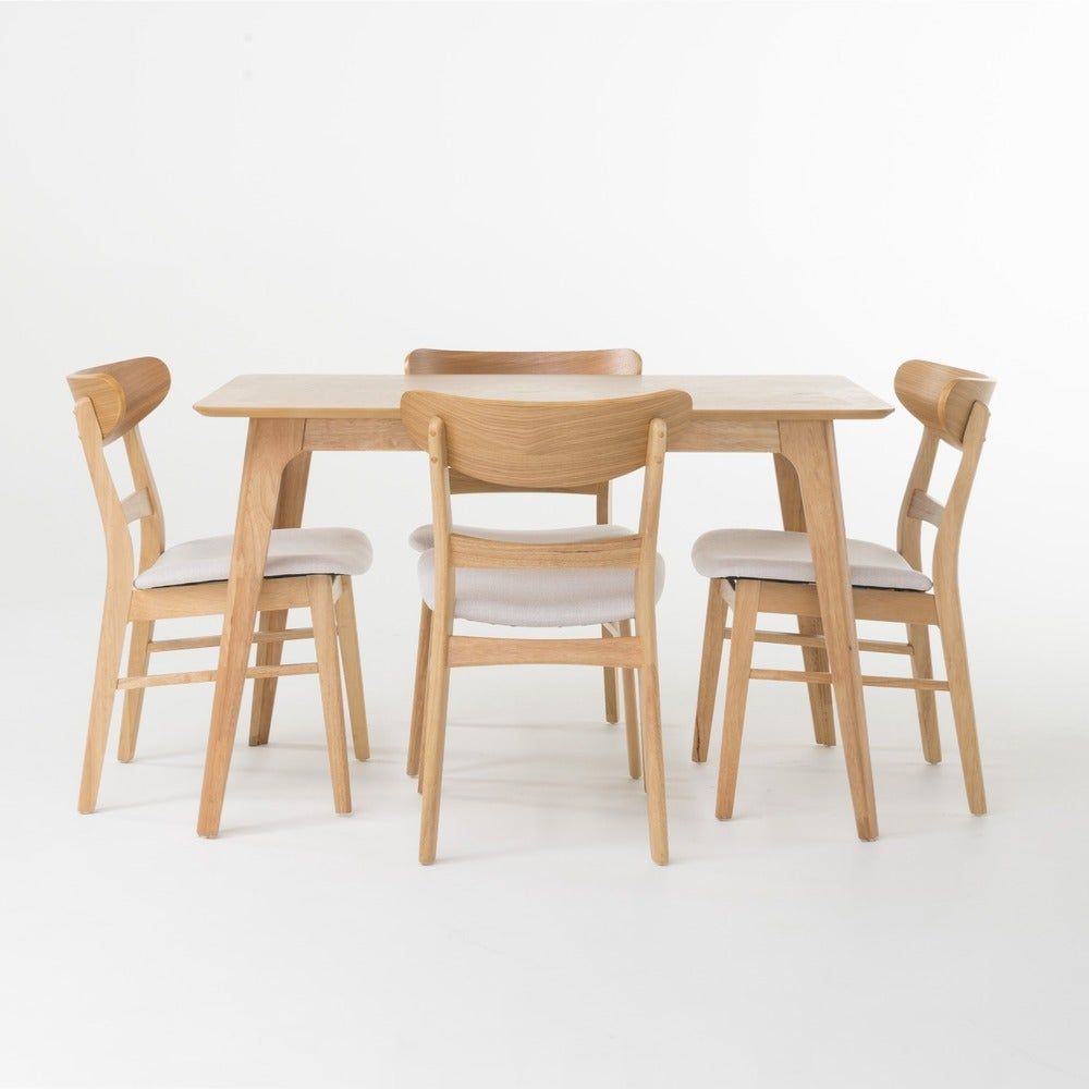 Carson Carrington Ballerup Wood Rectangular Dining thumbnail 4