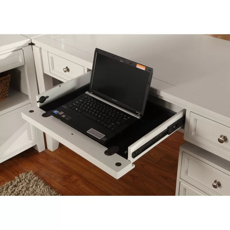Veda Solid Wood Desk thumbnail 3