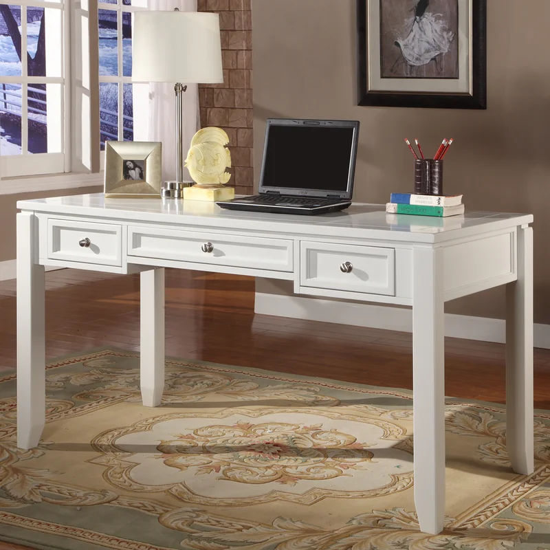Veda Solid Wood Desk thumbnail 5