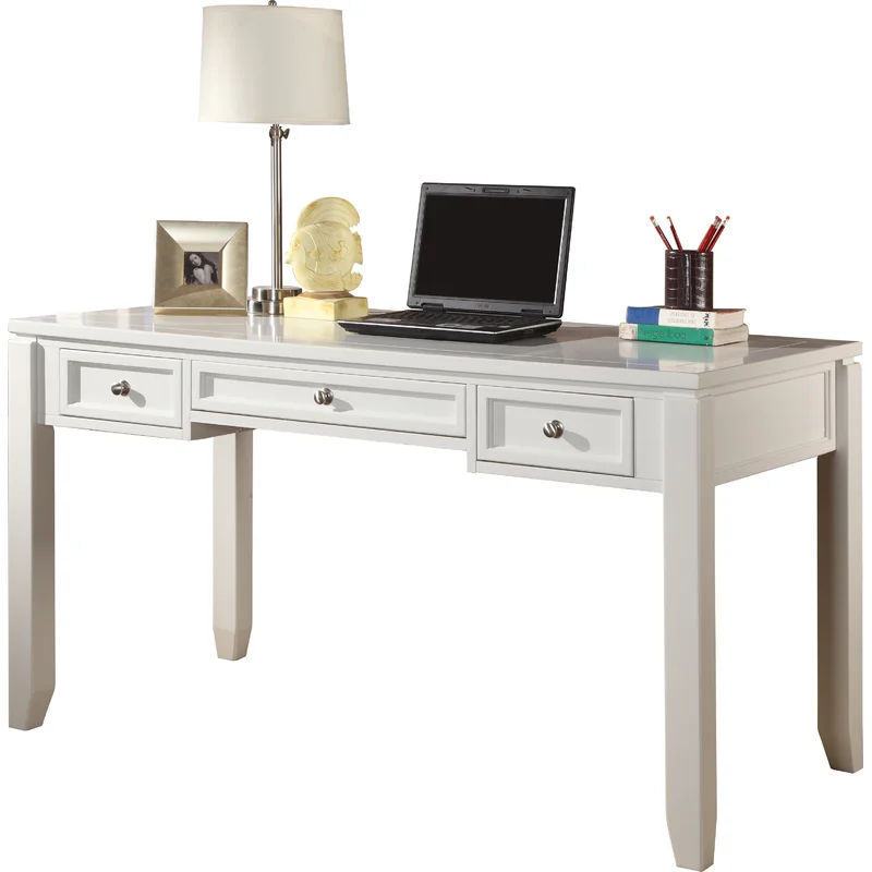 Veda Solid Wood Desk thumbnail 7