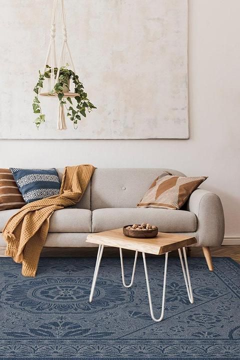 Almana Cobalt Blue Rug-9'x12' thumbnail 3