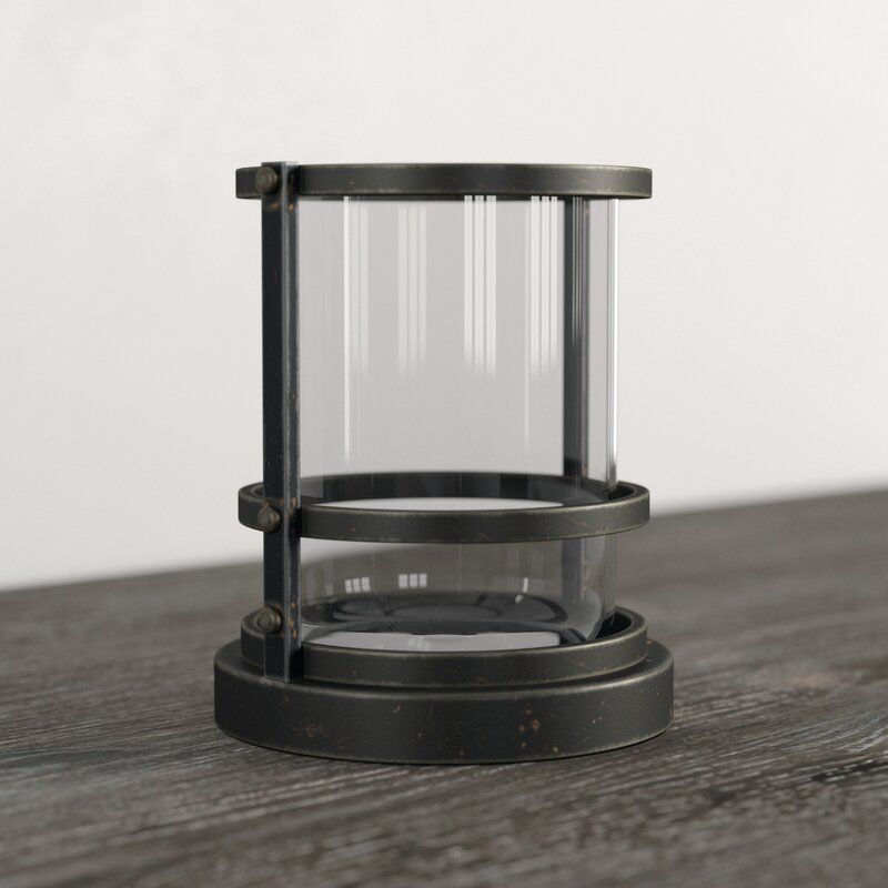 Metal Tabletop Hurricane Holder thumbnail 3