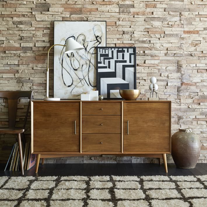 Mid Century Media Console thumbnail 2