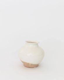 White Washed Ceramic Pot thumbnail 5