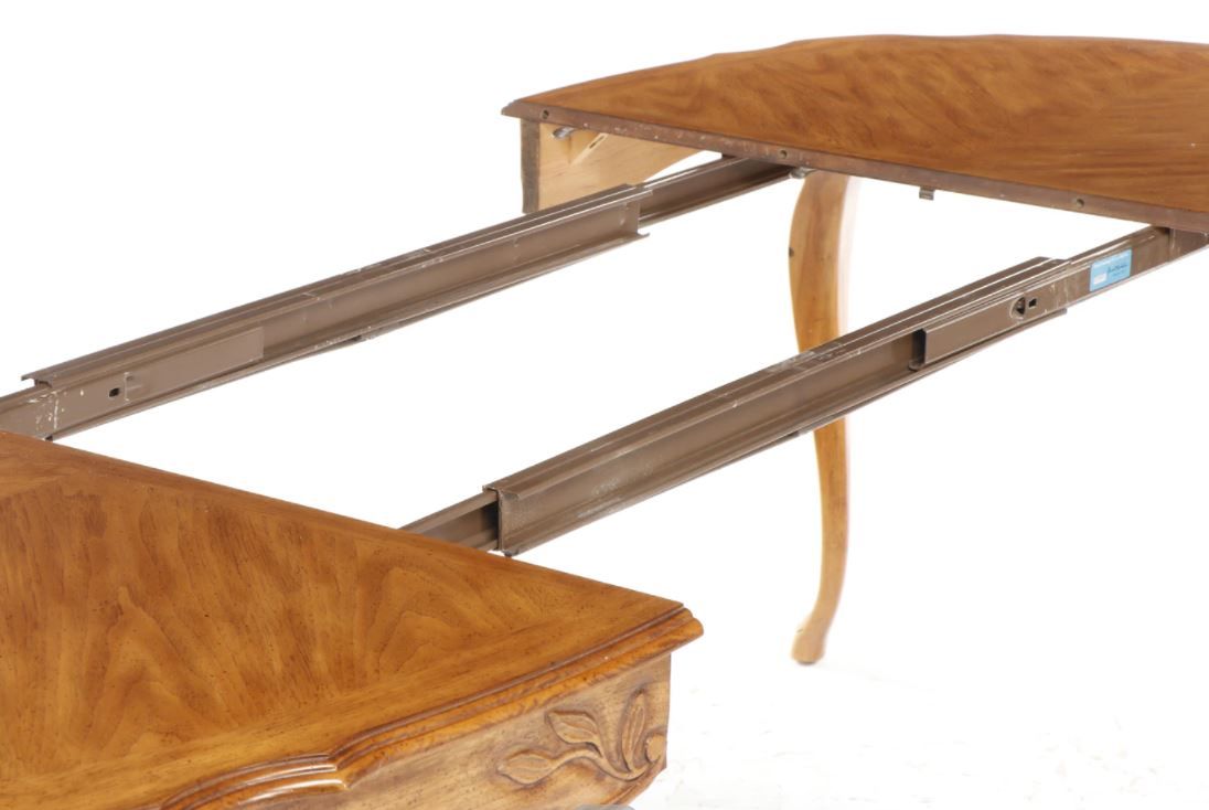 Drexel Heritage French Provincial Style Cabernet Dining Table thumbnail 4