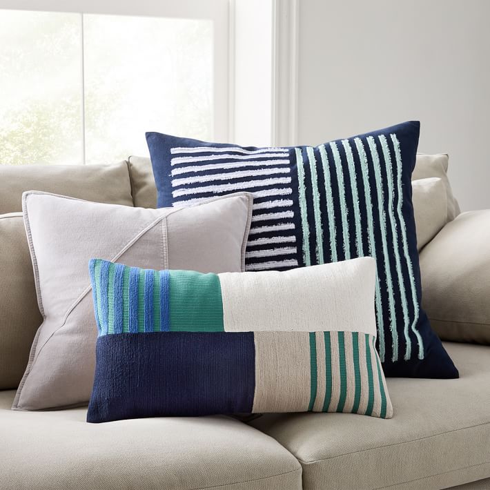Washed Cotton Velvet Pillow Covers with insert thumbnail 3